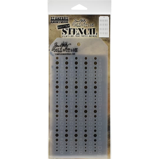 Stampers Anonymous Tim Holtz&#xAE; Shifter Baubles Layered Stencil